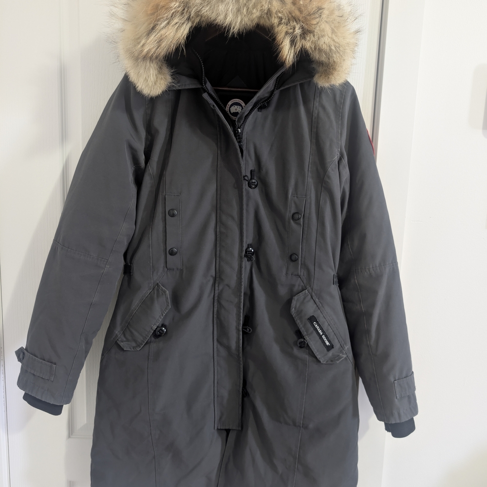 Canada Goose Black Parka with Fur Trim